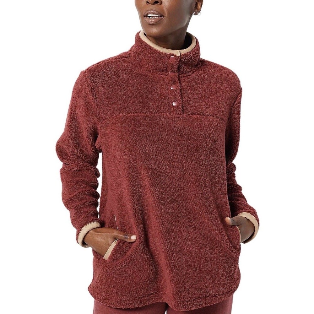 Koolaburra by UGG Sherpa with Pullover Cabernet Large